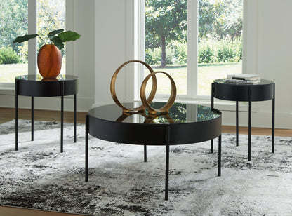 Ocala Furniture Outlet - Ashley Furniture - Ardoline Table (Set of 3) - Occasional Table Set (3/CN) / Black - T280-13