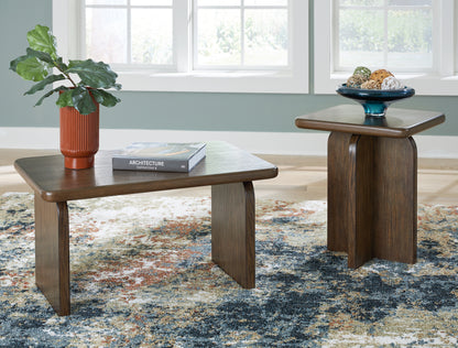 Ocala Furniture Outlet - Ashley Furniture - Shawbeck Table (Set of 2) - Occasional Table Set (Set of 2) / Medium Brown - T315-12
