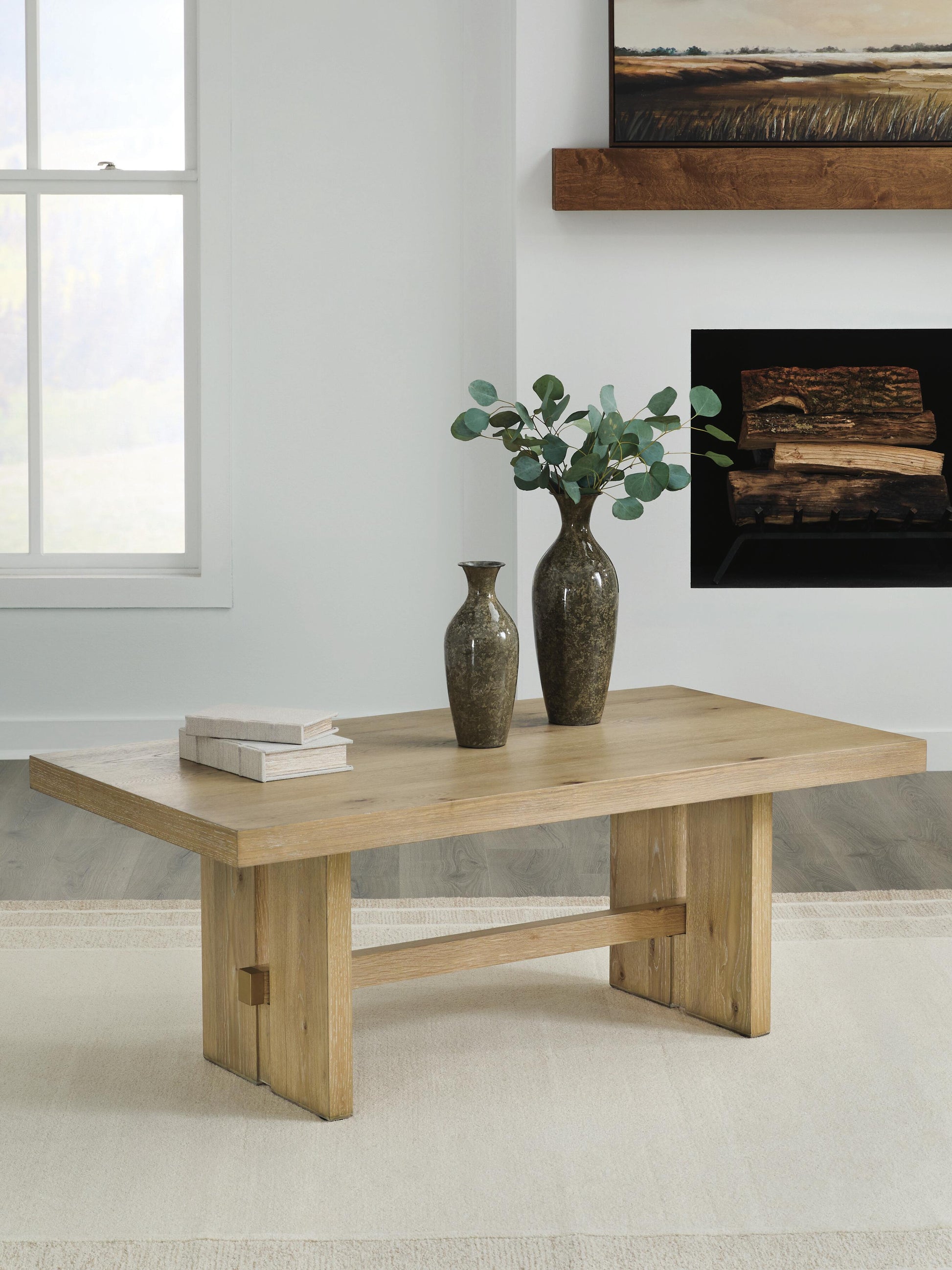 Ocala Furniture Outlet - Ashley Furniture - Crendlin Coffee Table - Rectangular Cocktail Table - T537-1