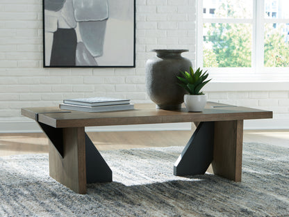 Ocala Furniture Outlet - Ashley Furniture - Kandinew Coffee Table - Rectangular Cocktail Table - T554-1