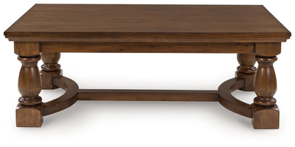 Ocala Furniture Outlet - Ashley Furniture - Sturlayne Coffee Table - Rectangular Cocktail Table / Brown - T609-1
