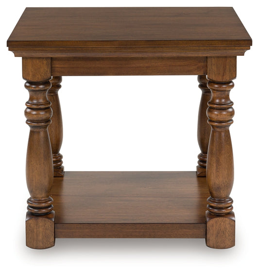 Ocala Furniture Outlet - Ashley Furniture - Sturlayne End Table - Rectangular End Table / Brown - T609-3