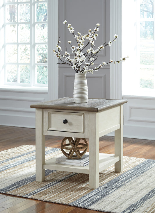 Ocala Furniture Outlet - Ashley Furniture - Bolanburg End Table - Rectangular End Table / Two-tone - T637-3