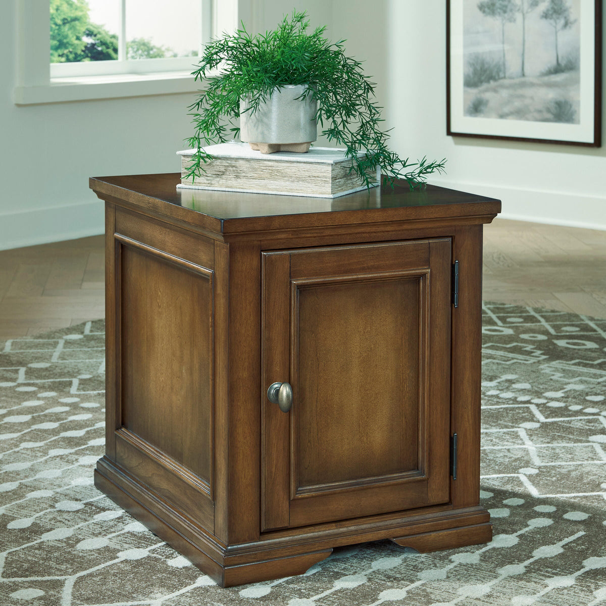 Ocala Furniture Outlet - Ashley Furniture - Channley End Table - Rectangular End Table - T649-3