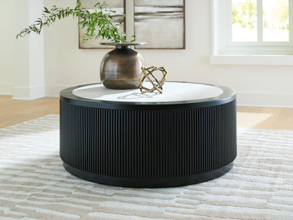 Ocala Furniture Outlet - Ashley Furniture - Grayman Coffee Table - Round Cocktail Table - T650-8
