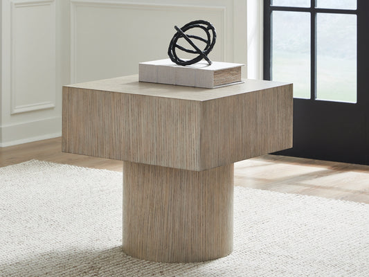 Ocala Furniture Outlet - Ashley Furniture - Jorielyn End Table - Square End Table / Light Grayish Brown - T712-2
