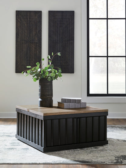 Ocala Furniture Outlet - Ashley Furniture - Rylandyn Lift-Top Coffee Table - Lift Top Cocktail Table - T721-00