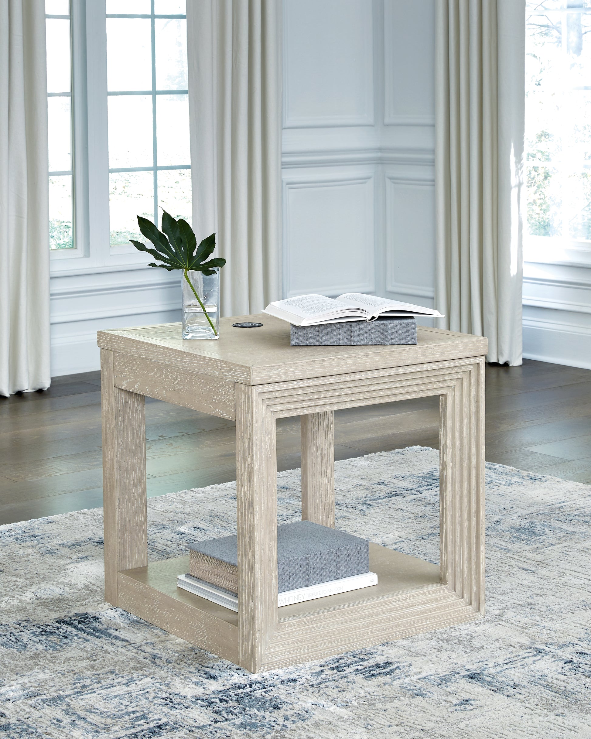 Ocala Furniture Outlet - Ashley Furniture - Marxhart End Table - Square End Table / Bisque - T791-2