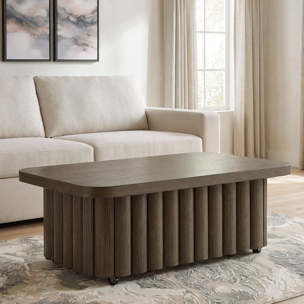 Ocala Furniture Outlet - Ashley Furniture - Darimore Coffee Table - Rectangular Cocktail Table - T984-1