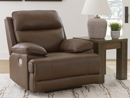 Ocala Furniture Outlet - Ashley Furniture - VonRyan Living Room - PWR Recliner/ADJ Headrest / Tobacco - U1040013