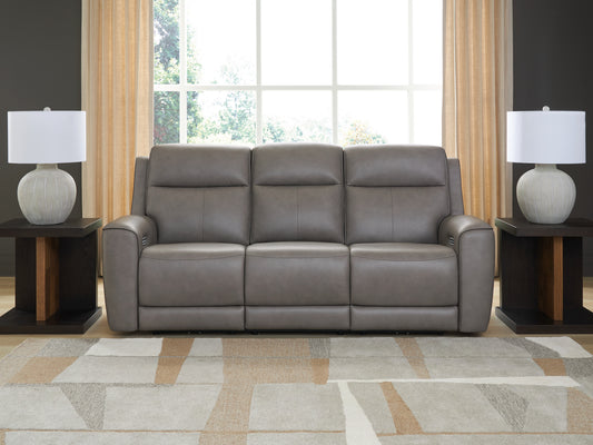 Ocala Furniture Outlet - Ashley Furniture - 5Z-Comfort Living Room - PWR Recliner/ADJ Headrest / Onyx - PCU1090213