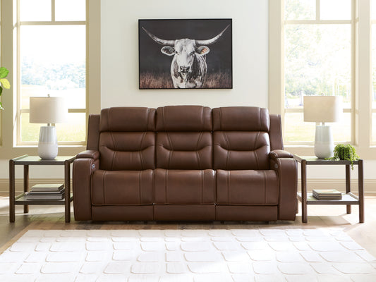 Ocala Furniture Outlet - Ashley Furniture - Knightington Living Room - Power Recliner w/Audio Seating / Brown - PCU1160213A