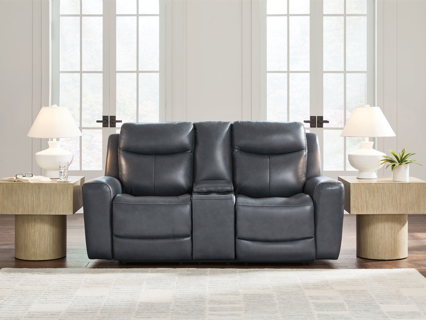 Ocala Furniture Outlet - Ashley Furniture - Next Move Living Room - PWR REC Loveseat/CON/ADJ HDRST / Admiral - PCU1210018