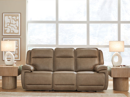 Ocala Furniture Outlet - Ashley Furniture - Glencroft Living Room - PWR REC Sofa with ADJ Headrest - PCU1240015