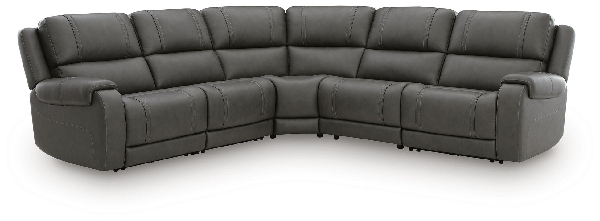 Ocala Furniture Outlet - Ashley Furniture - 5Z - Pittson Sectional - 5-Piece Power Reclining Sectional - PCU12600S9
