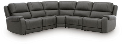 Ocala Furniture Outlet - Ashley Furniture - 5Z - Pittson Sectional - 5-Piece Power Reclining Sectional - PCU12600S9