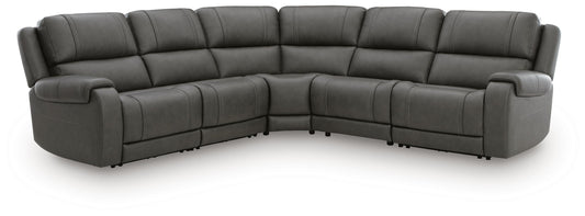 Ocala Furniture Outlet - Ashley Furniture - 5Z - Pittson Sectional - 5-Piece Power Reclining Sectional - PCU12600S9