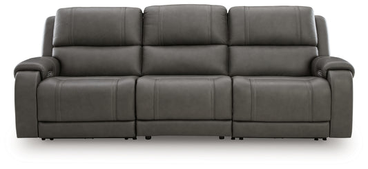 Ocala Furniture Outlet - Ashley Furniture - 5Z - Pittson Sectional - 3-Piece Power Sectional Reclining Sofa / Anchor - PCU12600S3