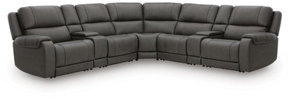 Ocala Furniture Outlet - Ashley Furniture - 5Z - Pittson Sectional - 7-Piece Power Reclining Sectional - PCU12600S7