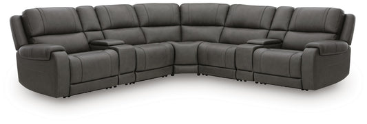 Ocala Furniture Outlet - Ashley Furniture - 5Z - Pittson Sectional - 7-Piece Power Reclining Sectional - PCU12600S7