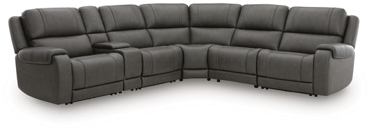 Ocala Furniture Outlet - Ashley Furniture - 5Z - Pittson Sectional - 6-Piece Power Reclining Sectional - PCU12600S8