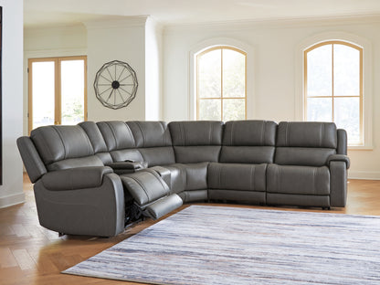 Ocala Furniture Outlet - Ashley Furniture - 5Z - Pittson Sectional - 6-Piece Power Reclining Sectional - PCU12600S5