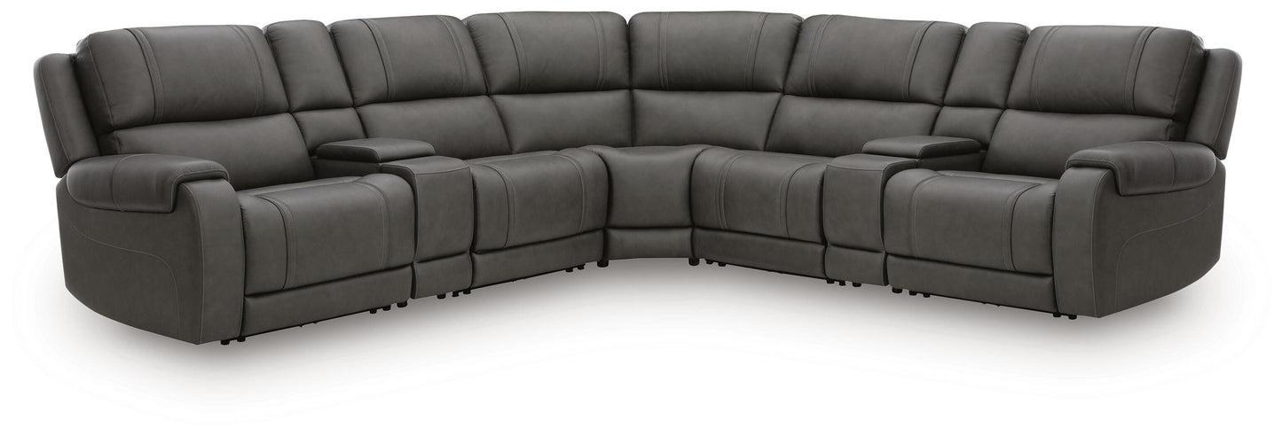 Ocala Furniture Outlet - Ashley Furniture - 5Z - Pittson Sectional - 7-Piece Power Reclining Sectional - PCU12600S11