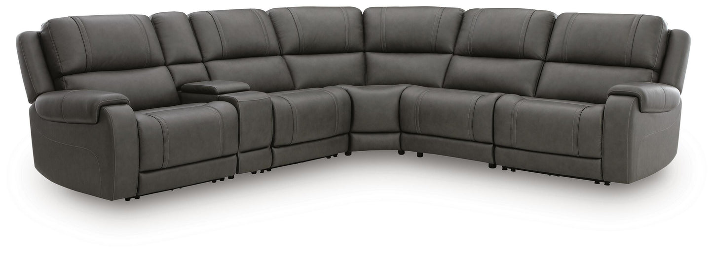 Ocala Furniture Outlet - Ashley Furniture - 5Z - Pittson Sectional - 6-Piece Power Reclining Sectional - PCU12600S12