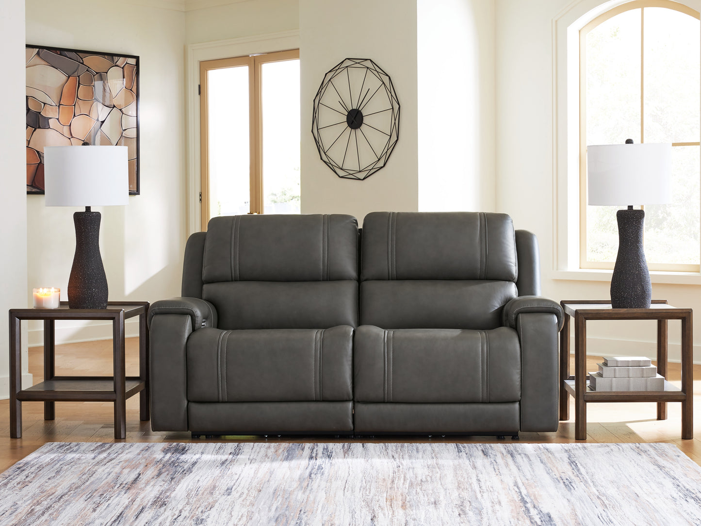 Ocala Furniture Outlet - Ashley Furniture - 5Z - Pittson Sectional - 2-Piece Power Reclining Sectional Loveseat - PCU12600S1