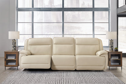 Ocala Furniture Outlet - Ashley Furniture - Double Deal Sectional - 3-Piece Power Reclining Sofa Sectional / Almond - U13001S5