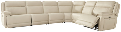 Ocala Furniture Outlet - Ashley Furniture - Double Deal Sectional - 6-Piece Reclining Sectional / Almond - U13001S7