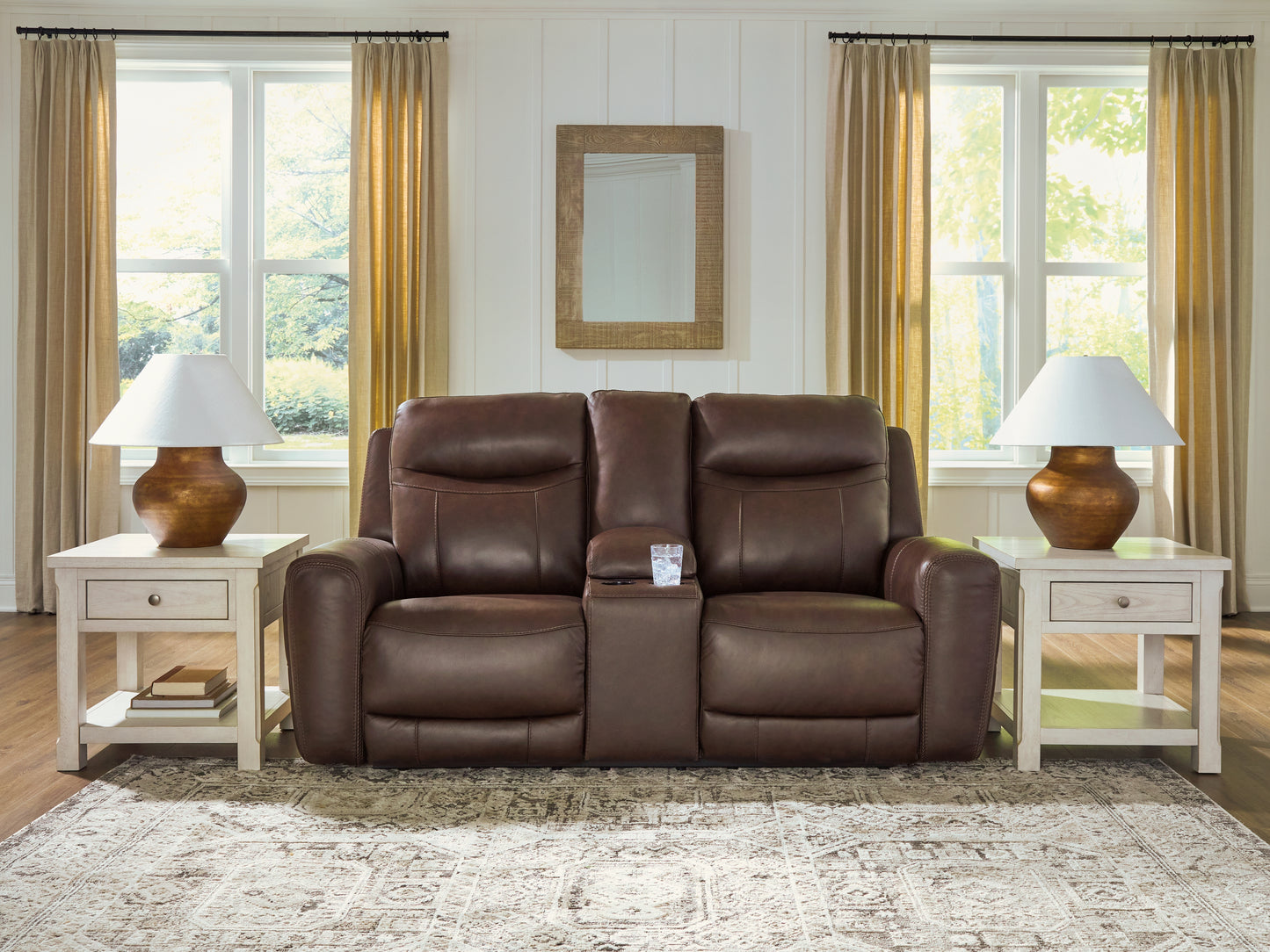 Ocala Furniture Outlet - Ashley Furniture - Gravier Living Room - PWR REC Loveseat/CON/ADJ HDRST / Cordova - U1330118