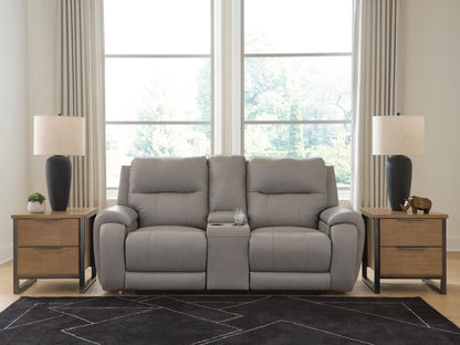Ocala Furniture Outlet - Ashley Furniture - Real Moments Living Room - PWR REC Love w/Audio Seating - PCU1370018A