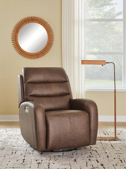 Ocala Furniture Outlet - Ashley Furniture - Motion-Max Living Room - Swivel Glider Power Recliner - PCU1550195