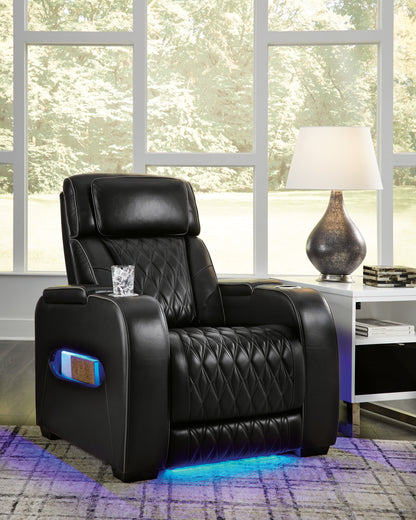 Ocala Furniture Outlet - Ashley Furniture - Boyington Living Room - PWR Recliner/ADJ Headrest / Black - U2710613
