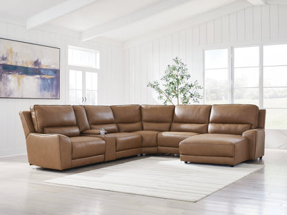 Ocala Furniture Outlet - Ashley Furniture - DeepWakes Sectional - 6-Piece Power Reclining Sectional with Chaise - PCU62606S6