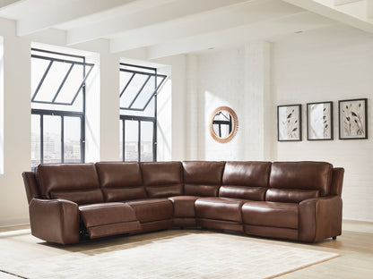 Ocala Furniture Outlet - Ashley Furniture - DeepWakes Sectional - 5-Piece Power Reclining Sectional / Canyon - PCU62607S8