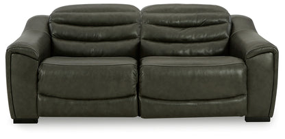 Ocala Furniture Outlet - Ashley Furniture - Center Line Sectional - 7-Piece Power Reclining Sectional / Dark Gray - U63404S7