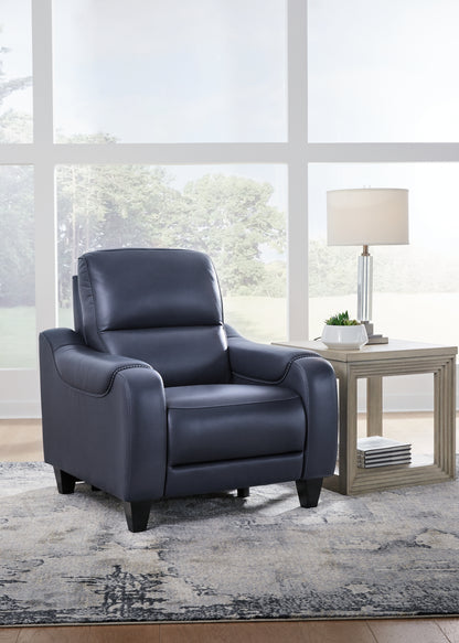 Ocala Furniture Outlet - Ashley Furniture - Mercomatic Living Room - PWR REC Loveseat/ADJ Headrest / Ocean - U7531114