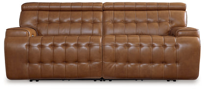 Ocala Furniture Outlet - Ashley Furniture - Temmpton Sectional - 6-Piece Power Reclining Sectional / Chocolate - U92708S5