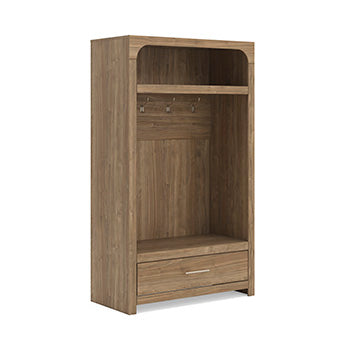 Ocala Furniture Outlet - Ashley Furniture - Dovander Hall Tree with Storage Bench - Hall Tree with Storage Bench - W1121-79