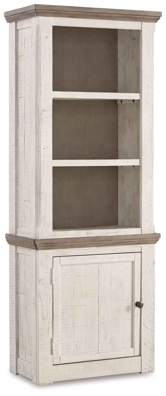 Ocala Furniture Outlet - Ashley Furniture - Havalance Left Pier Cabinet - Left Pier Cabinet / Two-tone - W814-33