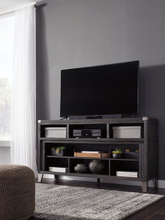 Ocala Furniture Outlet - Ashley Furniture - Todoe 65" TV Stand - 65" / Gray - W901-68